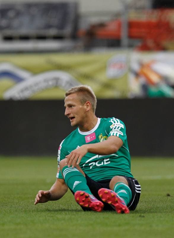 Football. T-Mobile Ekstraklasa. Podbeskidzie Bielsko Biala - GKS Belchatow. 18.08.2014