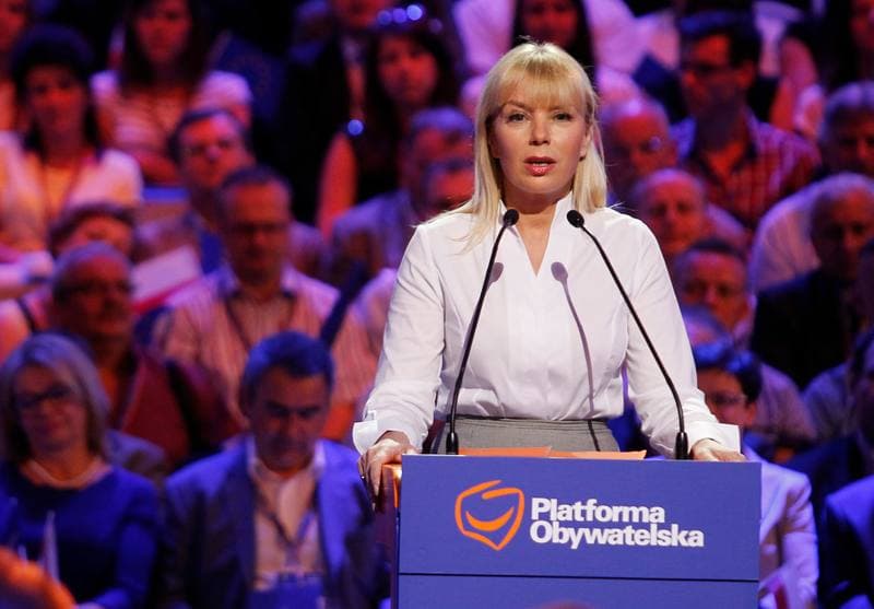 Civic Platform. Katowice. Press Conference. 23.05.2014