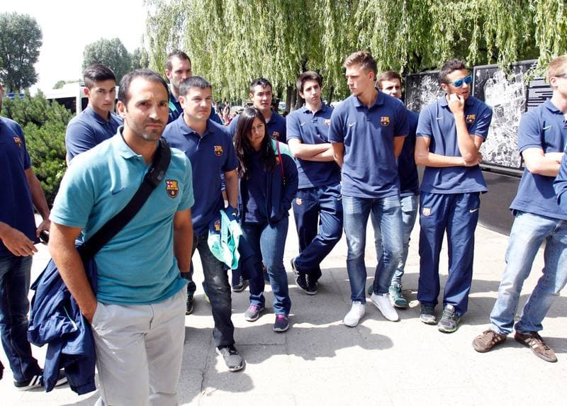 Volleyball. FC Barcelona. Visit. 17.06.2014
