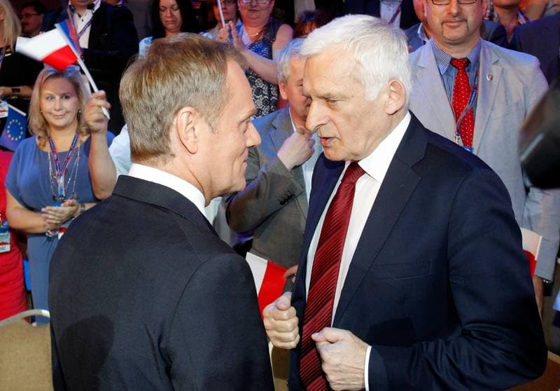 Civic Platform. Katowice. Press Conference. 23.05.2014