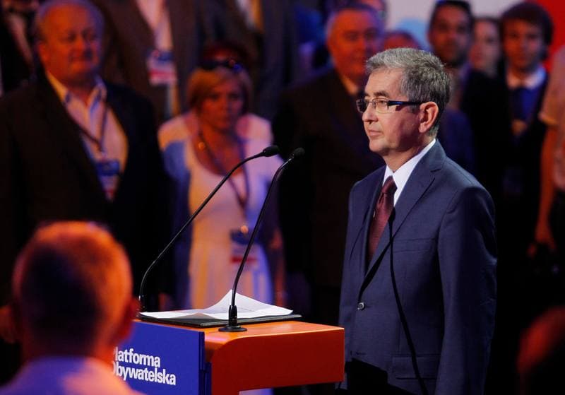 Civic Platform. Katowice. Press Conference. 23.05.2014