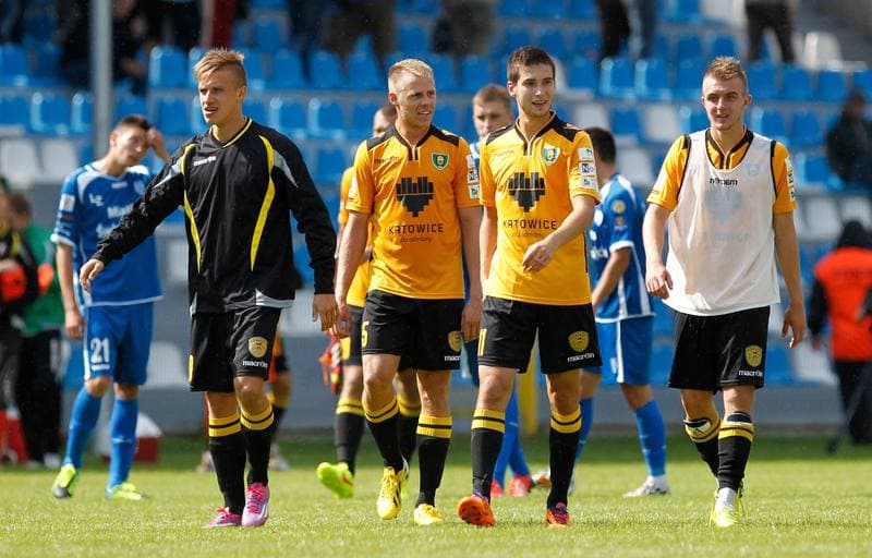 Football. I Liga. Flota Swinoujscie - GKS Katowice. 24.08.2014
