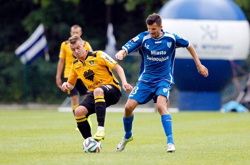 Football. I Liga. Flota Swinoujscie - GKS Katowice. 24.08.2014
