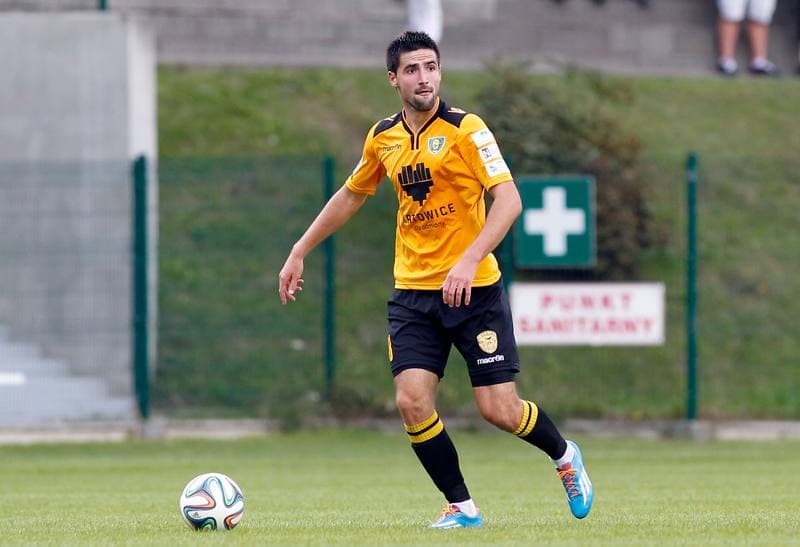 Football. I Liga. Flota Swinoujscie - GKS Katowice. 24.08.2014