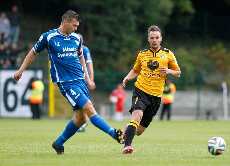 Football. I Liga. Flota Swinoujscie - GKS Katowice. 24.08.2014