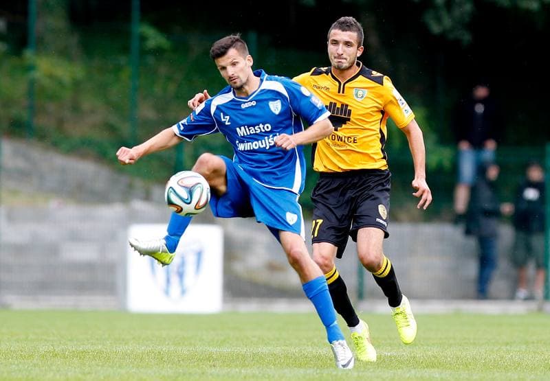 Football. I Liga. Flota Swinoujscie - GKS Katowice. 24.08.2014