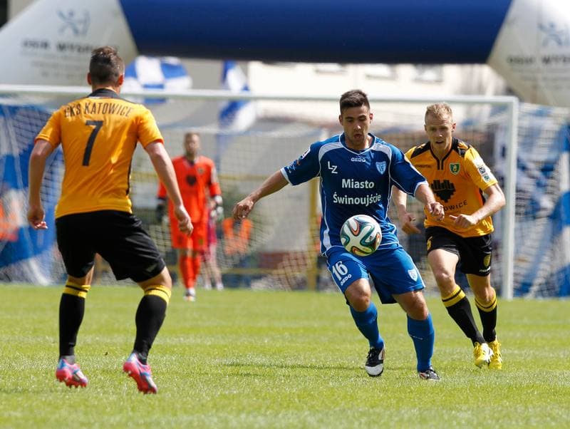 Football. I Liga. Flota Swinoujscie - GKS Katowice. 24.08.2014