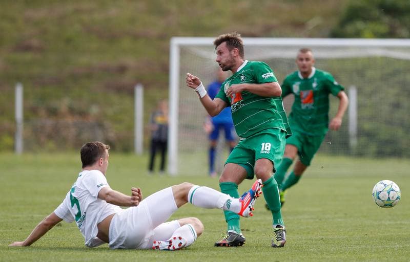 Football. III Liga Opolsko - Slaska. Szombierki Bytom - Rekord Bielsko Biala. 20.08.2014