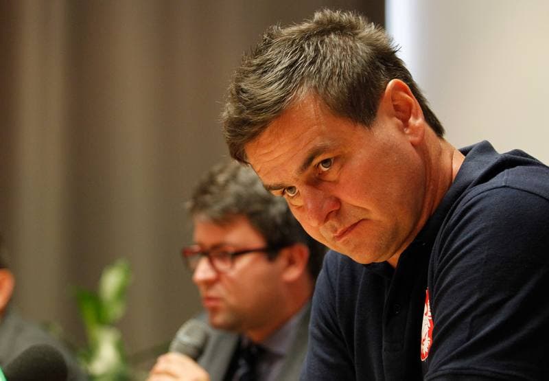 Ice Hockey. Poland national team. Press Conference. 19.08.2014