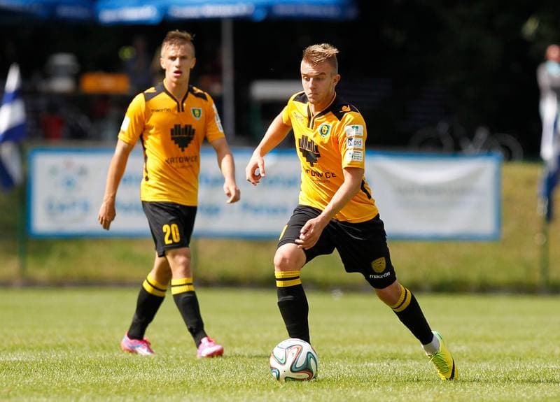 Football. I Liga. Flota Swinoujscie - GKS Katowice. 24.08.2014