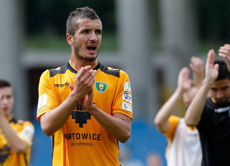 Football. I Liga. Flota Swinoujscie - GKS Katowice. 24.08.2014