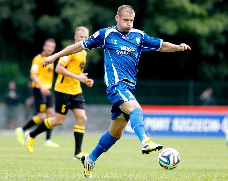 Football. I Liga. Flota Swinoujscie - GKS Katowice. 24.08.2014
