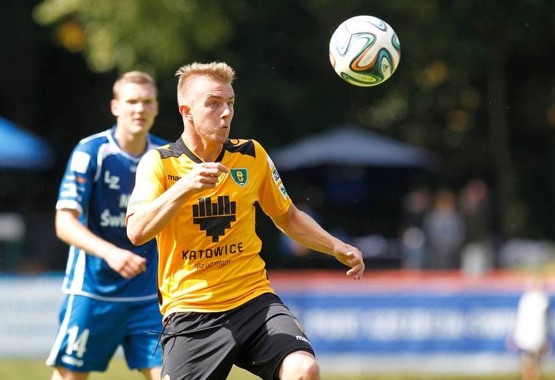 Football. I Liga. Flota Swinoujscie - GKS Katowice. 24.08.2014