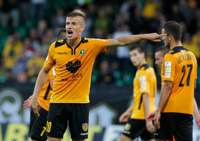 Football. I Liga. GKS Katowice - Termalica Bruk Bet Nieciecza. 21.05.2014