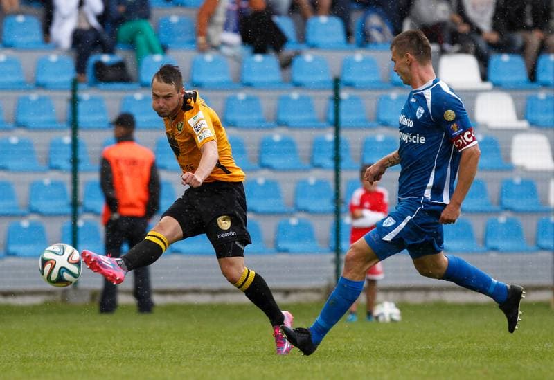 Football. I Liga. Flota Swinoujscie - GKS Katowice. 24.08.2014