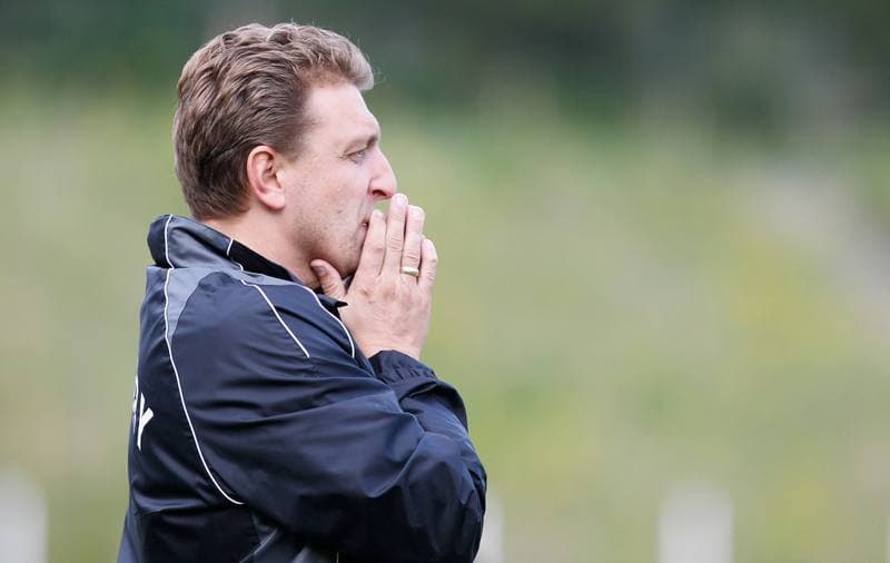 Football. III Liga Opolsko - Slaska. Szombierki Bytom - Rekord Bielsko Biala. 20.08.2014