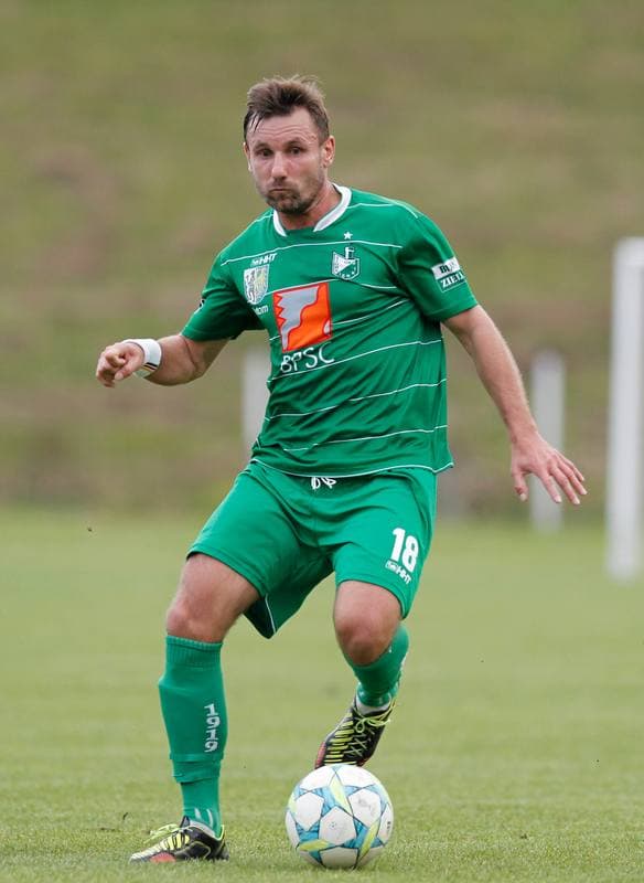 Football. III Liga Opolsko - Slaska. Szombierki Bytom - Rekord Bielsko Biala. 20.08.2014