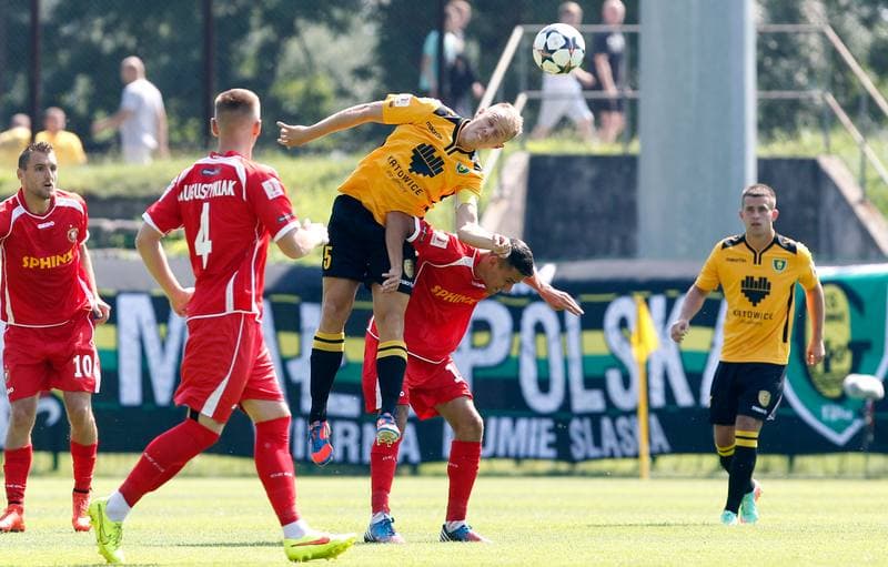 Football. I Liga. GKS Katowice - Widzew Lodz. 02.08.2014