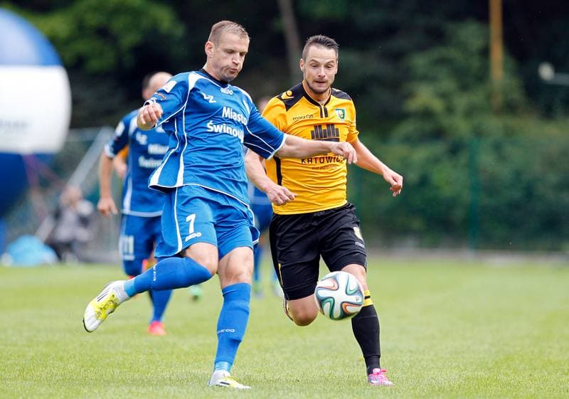 Football. I Liga. Flota Swinoujscie - GKS Katowice. 24.08.2014