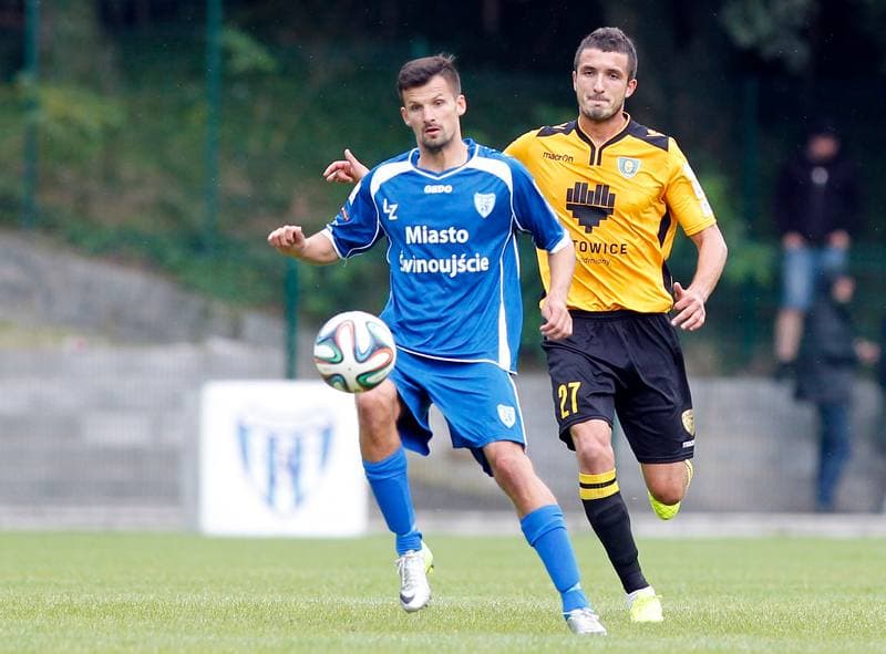 Football. I Liga. Flota Swinoujscie - GKS Katowice. 24.08.2014