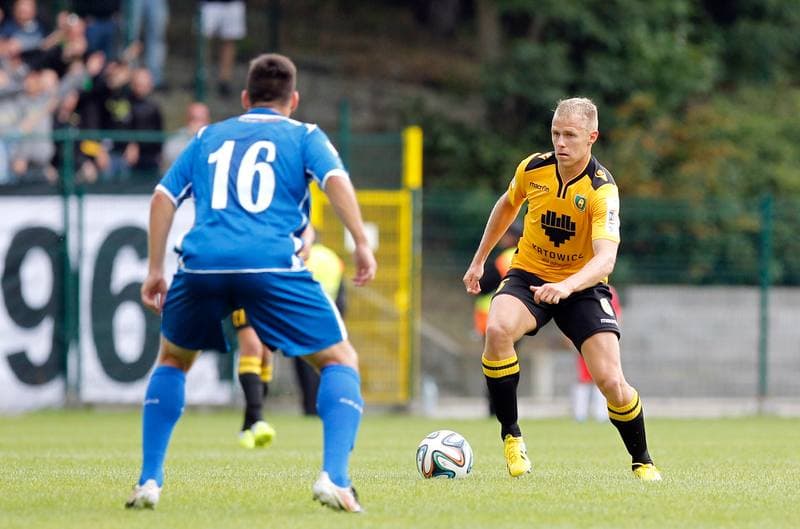 Football. I Liga. Flota Swinoujscie - GKS Katowice. 24.08.2014