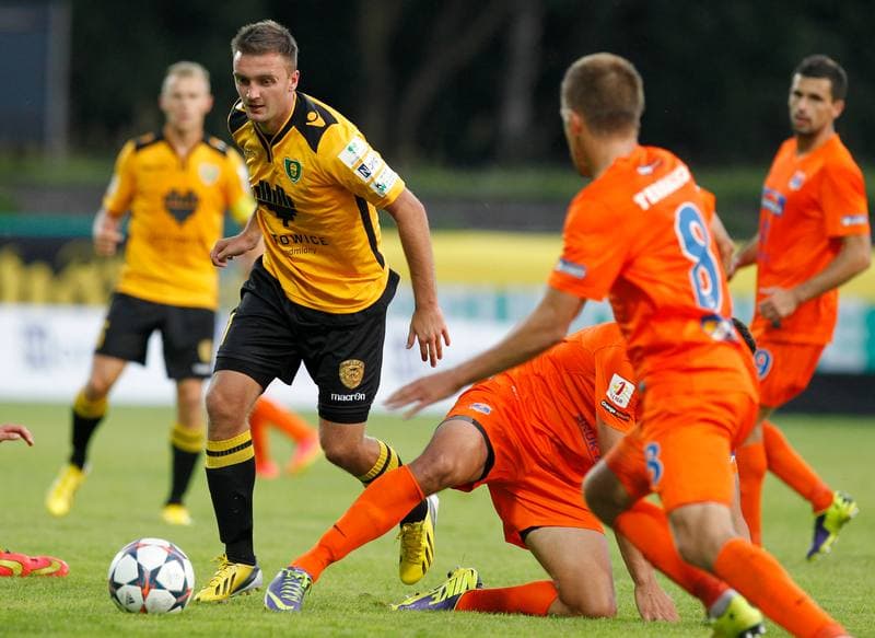 Football. I Liga. GKS Katowice - Termalica Bruk Bet Nieciecza. 21.05.2014