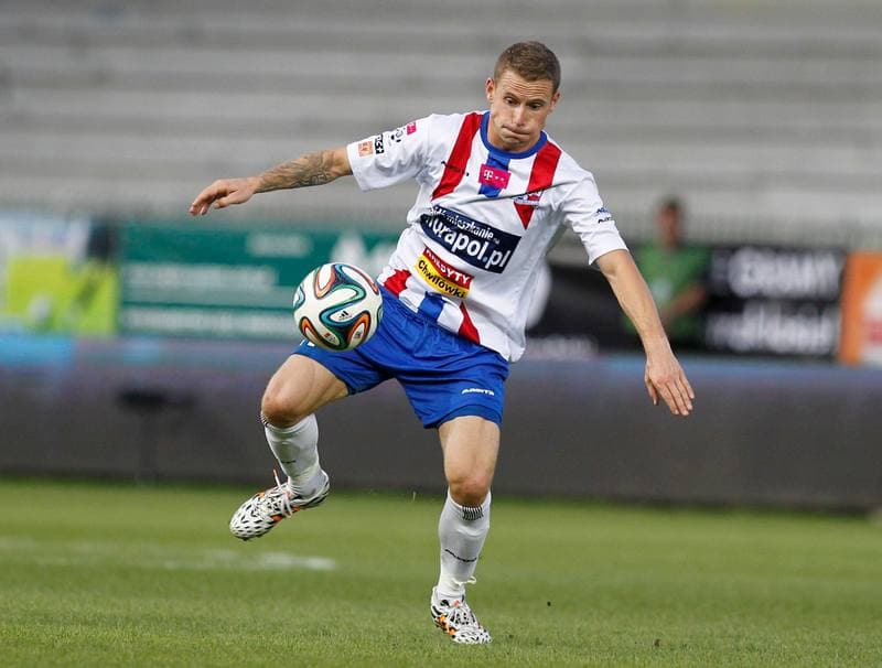 Football. T-Mobile Ekstraklasa. Podbeskidzie Bielsko Biala - GKS Belchatow. 18.08.2014