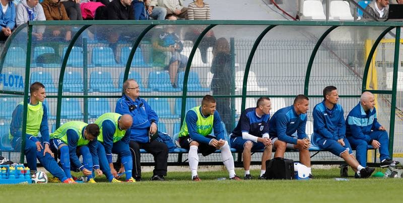 Football. I Liga. Flota Swinoujscie - GKS Katowice. 24.08.2014