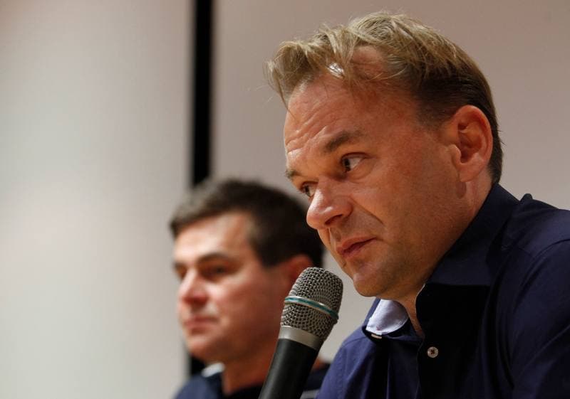 Ice Hockey. Poland national team. Press Conference. 19.08.2014