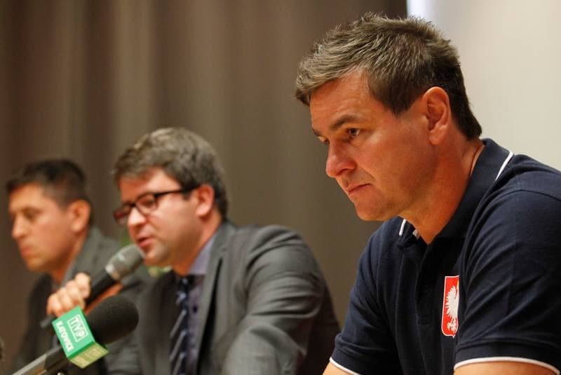 Ice Hockey. Poland national team. Press Conference. 19.08.2014