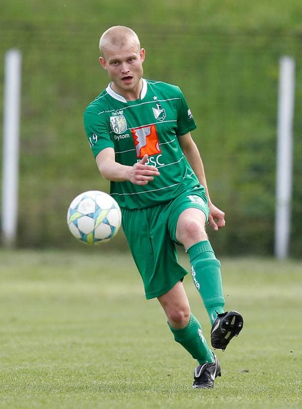 Football. III Liga Opolsko - Slaska. Szombierki Bytom - Rekord Bielsko Biala. 20.08.2014