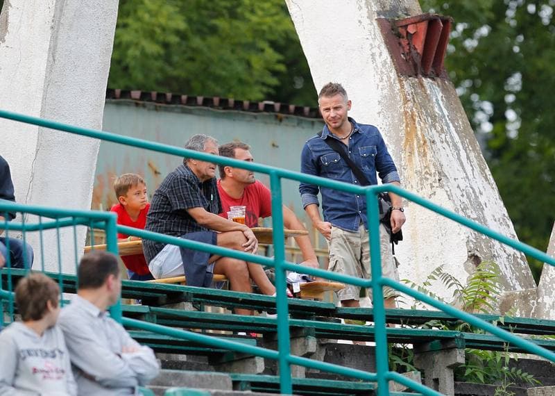 Football. III Liga Opolsko - Slaska. Szombierki Bytom - Rekord Bielsko Biala. 20.08.2014