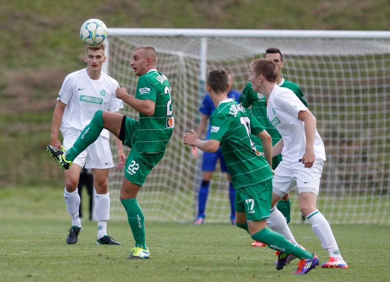 Football. III Liga Opolsko - Slaska. Szombierki Bytom - Rekord Bielsko Biala. 20.08.2014