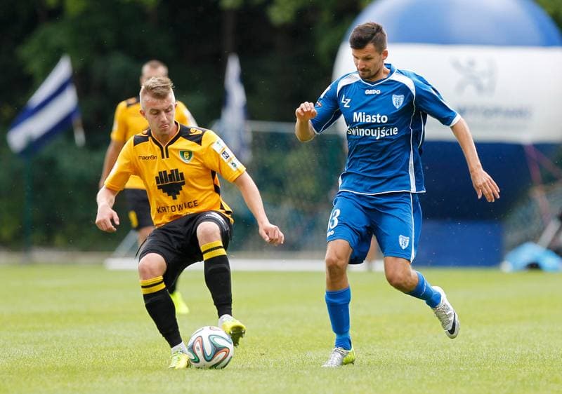 Football. I Liga. Flota Swinoujscie - GKS Katowice. 24.08.2014