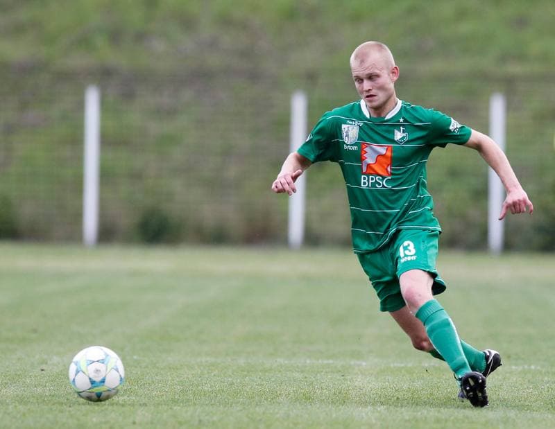 Football. III Liga Opolsko - Slaska. Szombierki Bytom - Rekord Bielsko Biala. 20.08.2014