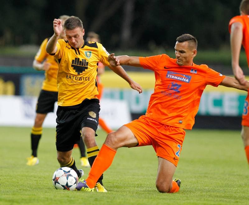 Football. I Liga. GKS Katowice - Termalica Bruk Bet Nieciecza. 21.05.2014