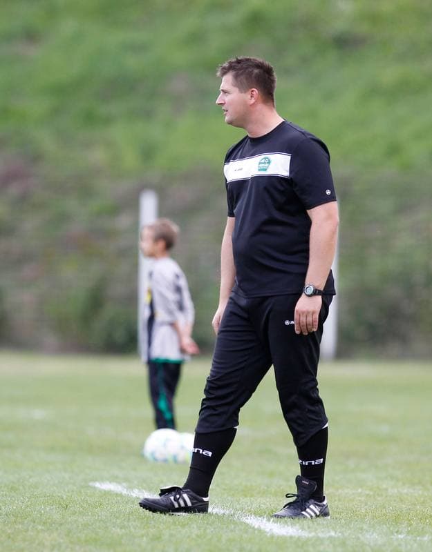 Football. III Liga Opolsko - Slaska. Szombierki Bytom - Rekord Bielsko Biala. 20.08.2014