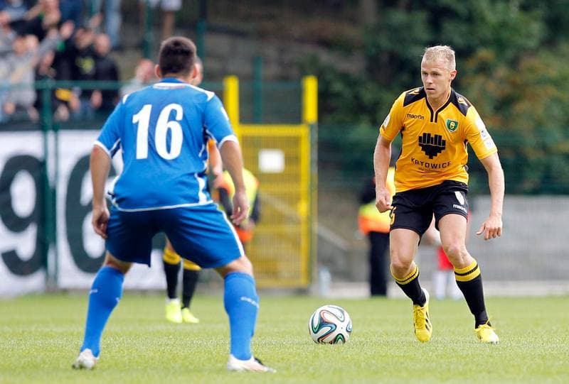 Football. I Liga. Flota Swinoujscie - GKS Katowice. 24.08.2014