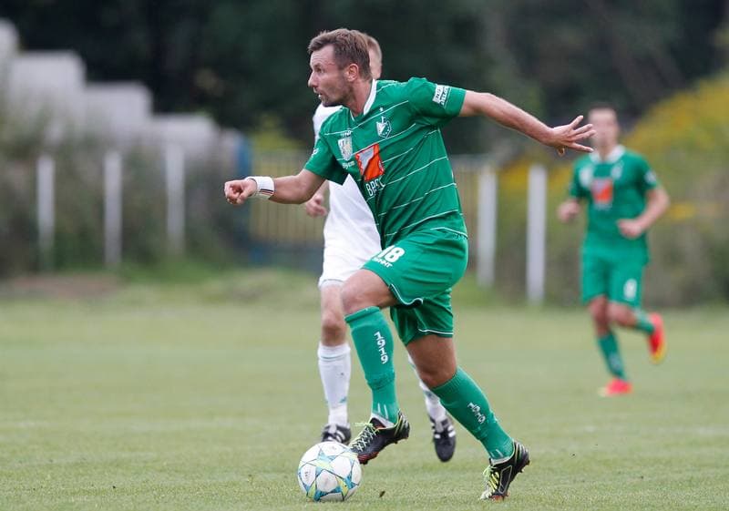 Football. III Liga Opolsko - Slaska. Szombierki Bytom - Rekord Bielsko Biala. 20.08.2014