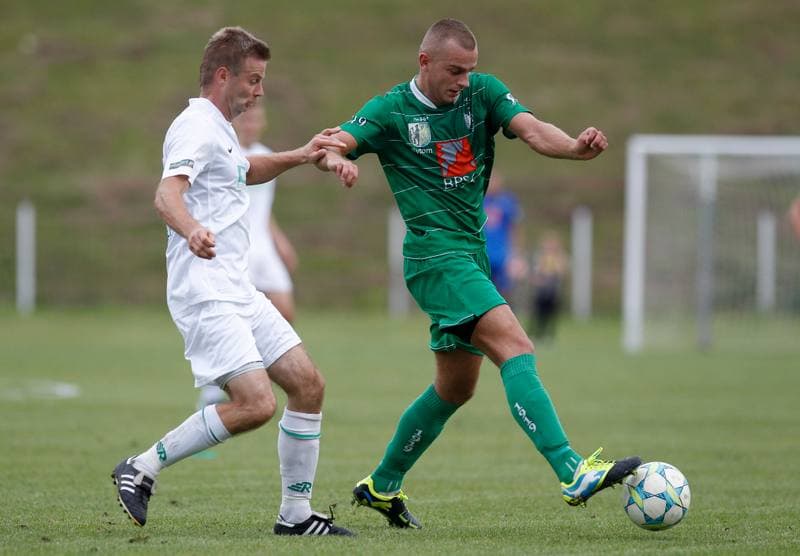 Football. III Liga Opolsko - Slaska. Szombierki Bytom - Rekord Bielsko Biala. 20.08.2014