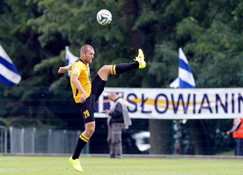 Football. I Liga. Flota Swinoujscie - GKS Katowice. 24.08.2014