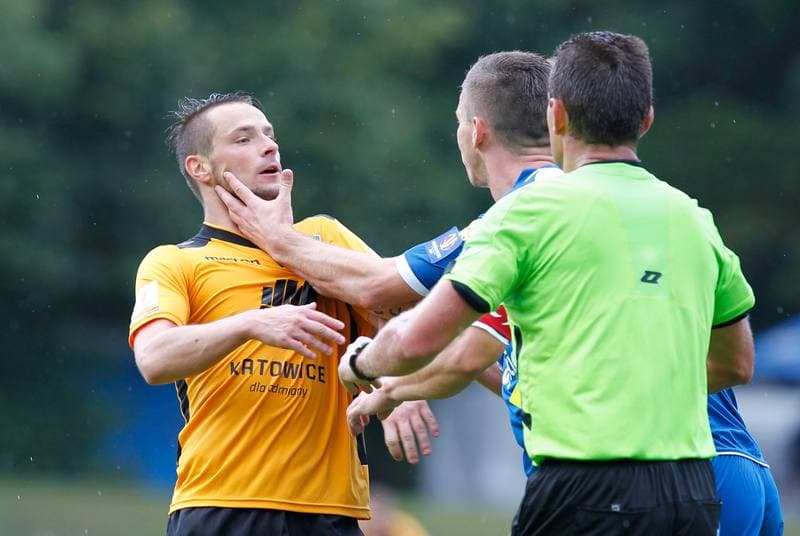 Football. I Liga. Flota Swinoujscie - GKS Katowice. 24.08.2014