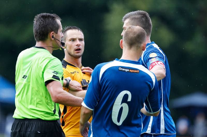 Football. I Liga. Flota Swinoujscie - GKS Katowice. 24.08.2014
