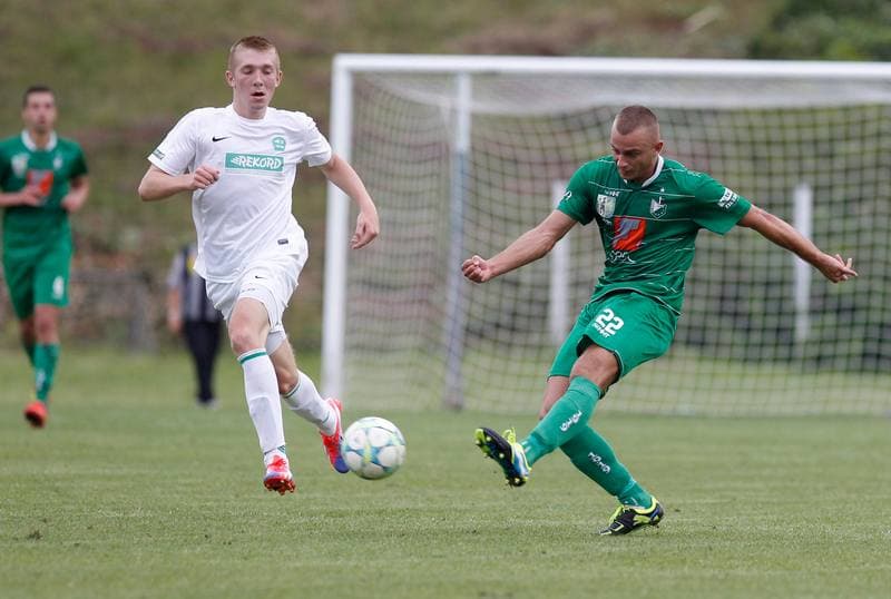 Football. III Liga Opolsko - Slaska. Szombierki Bytom - Rekord Bielsko Biala. 20.08.2014