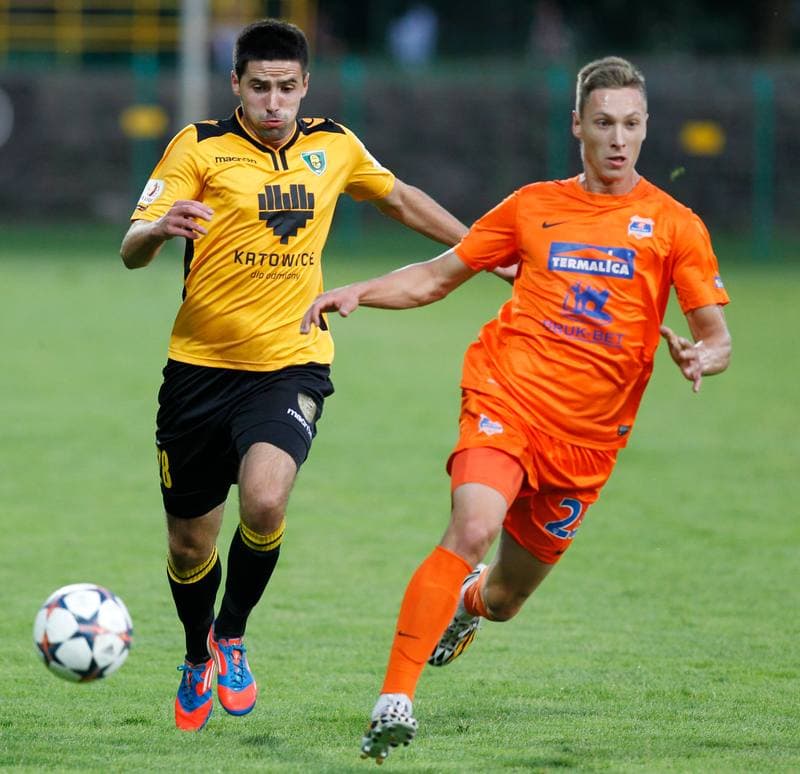 Football. I Liga. GKS Katowice - Termalica Bruk Bet Nieciecza. 21.05.2014