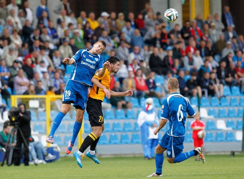 Football. I Liga. Flota Swinoujscie - GKS Katowice. 24.08.2014