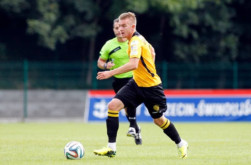 Football. I Liga. Flota Swinoujscie - GKS Katowice. 24.08.2014