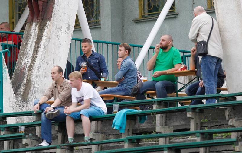Football. III Liga Opolsko - Slaska. Szombierki Bytom - Rekord Bielsko Biala. 20.08.2014