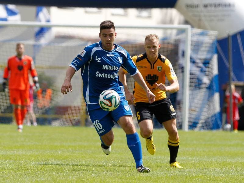 Football. I Liga. Flota Swinoujscie - GKS Katowice. 24.08.2014