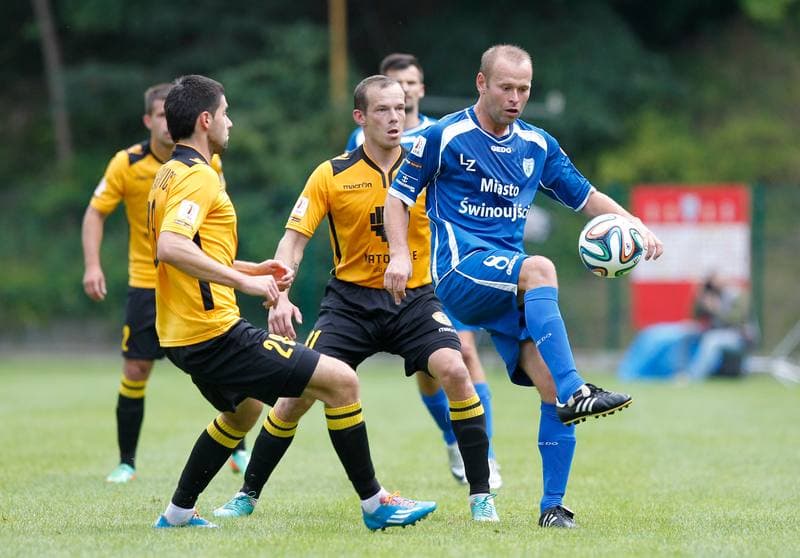 Football. I Liga. Flota Swinoujscie - GKS Katowice. 24.08.2014